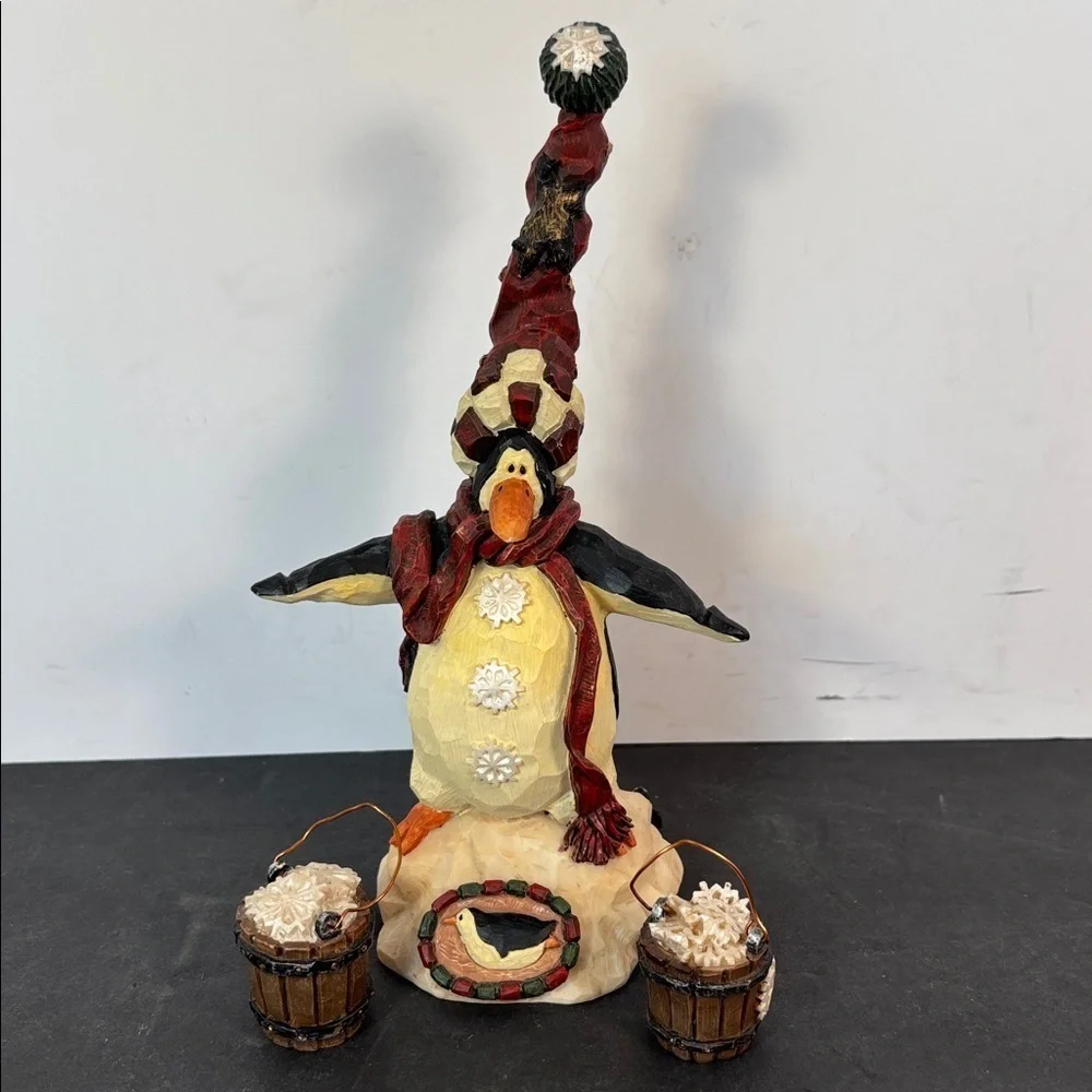 Boyds Carvers Choice Penguin “Snortin’ Jack Fishbreath” Figurine 1999